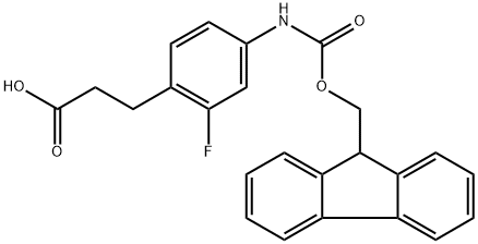 2354107-41-6 3-[4-(9H-Fluoren-9-ylmethoxycarbonylamino)-2-fluoro-phenyl]-propionic acid