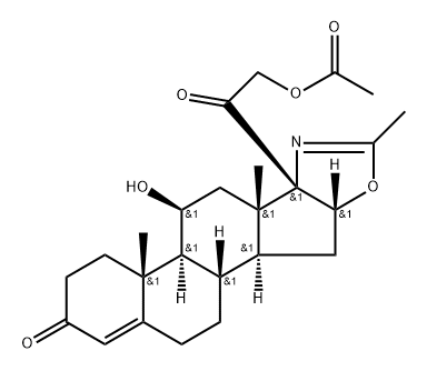 1,2-Dihydro-deflazacort Struktur