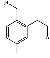 (7-氟-2,3-二氢苯并呋喃-4-基)甲胺,2356116-37-3,结构式