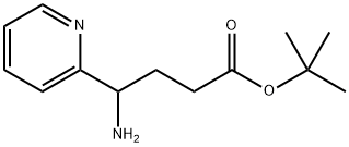 4-Amino-4-pyridin-2-yl-butyric acid tert-butyl ester Structure