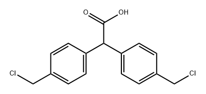 4.4-二氯甲基二苯酸, 23597-03-7, 结构式