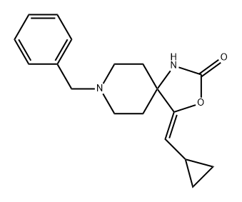 2360876-21-5 (Z)-8-benzyl-4-(cyclopropylmethylene)-3-oxa-1,8-diazaspiro[4,.5]decan-2-one