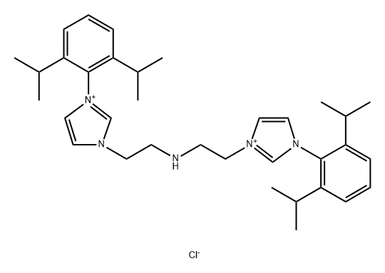 INDEX NAME NOT YET ASSIGNED|1-(2,6-二异丙基苯基)-3-(2-((2-(3-(2,6-二异丙基苯基)-1H-咪唑-3-鎓-1-基)乙基)氨基)乙基)-1H-吡啶-3-氯化铵