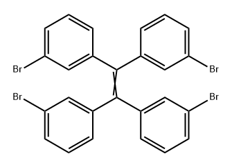 1,1,2,2-tetrakis(3-bromophenyl)ethylene Structure