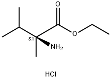 ethyl (2S)-2-amino-2,3-dimethylbutanoate hydrochloride Struktur