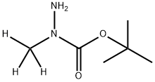 tert-butyl N-amino-N-(trideuteriomethyl)carbamate 结构式
