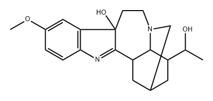 (2S)-1,2,3,4,4aβ,5,6,7,7a,12bβ-Decahydro-4α-(1-hydroxyethyl)-9-methoxy-2α,5α-methanoindolo[3,2-d][1]benzazepin-7a-ol Structure