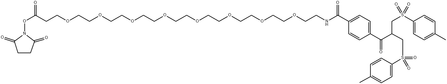 Bis-sulfone-PEG8-NHS Ester|双砜-八聚乙二醇-琥珀酰亚胺酯