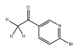 1-(6-Bromopyridin-3-yl)ethanone-d3 Struktur