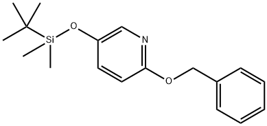 5-[[(1,1-Dimethylethyl)dimethylsilyl]oxy]-2-(phenylmethoxy)pyridine Structure