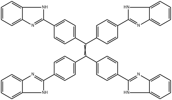 1,1,2,2-TETRAKIS(4-(1H-BENZO[D]IMIDAZOL-2-YL)PHENYL)ETHENE,2364383-53-7,结构式