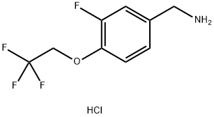 3-Fluoro-4-(2,2,2-trifluoro-ethoxy)-benzylamine hydrochloride|