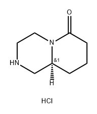 (S)-Octahydro-pyrido1,2-apyrazin-6-one hydrochloride Structure