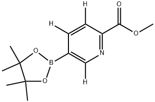 2-(Methylcarboxy)pyridine-5-boronic Acid Pinacol Ester-D3 Structure