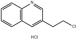 3-(2-Chloroethyl)quinoline hydrochloride 化学構造式