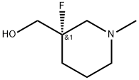 (S)-(3-氟-1-甲基哌啶-3-基)甲醇, 2368910-41-0, 结构式
