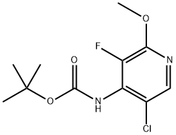 (5-氯-3-氟-2甲氧基哌啶-4-基)羧酸叔丁酯,2374718-77-9,结构式