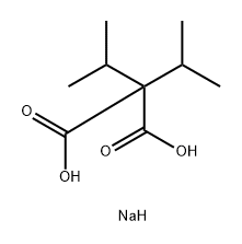 2,2-diisopropylmalonic acid Struktur