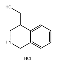 (1,2,3,4-tetrahydroisoquinolin-4-yl)methanol hydrochloride Struktur