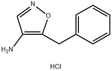 4-Isoxazolamine, 5-(phenylmethyl)-, hydrochloride (1:1) Struktur