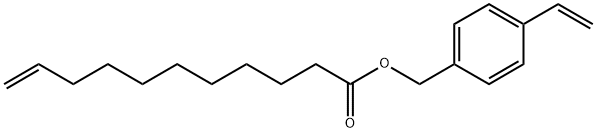 (4-乙烯基苯基) 10-十一烯酸甲酯,2375760-59-9,结构式