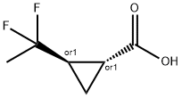 rel-(1R,2R)-2-(1,1-Difluoroethyl)cyclopropanecarboxylic acid|REL-(1R,2R)-2-(1,1-二氟乙基)环丙烷甲酸