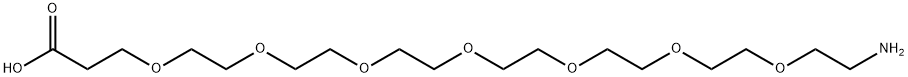 Amino-PEG7-acid, 2376111-92-9, 结构式