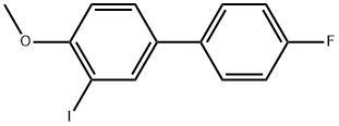 4'-Fluoro-3-iodo-4-methoxy-1,1'-biphenyl Structure