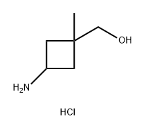 (3-amino-1-methylcyclobutyl)methanol hydrochloride 化学構造式