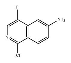 1-chloro-4-fluoro-isoquinolin-6-amine Structure