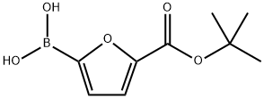 5-(叔丁氧基)羰基)呋喃-2-硼酸,2377608-03-0,结构式