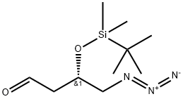 Butanal, 4-azido-3-[[(1,1-dimethylethyl)dimethylsilyl]oxy]-, (3S)-