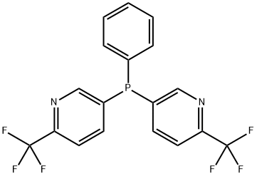 5,5'-(苯基膦二基)双(2-(三氟甲基)吡啶),2378344-74-0,结构式