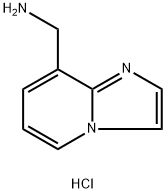 Imidazo[1,2-a]pyridine-8-methanamine, hydrochloride (1:2) 化学構造式