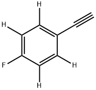 1-乙炔基-4-氟苯-2,3,5,6-D4, 2378754-22-2, 结构式