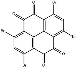 1.3.6.8-tetrabromopyrene-4,5,9,10-tetraketone Structure