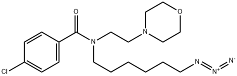 Benzamide, N-(6-azidohexyl)-4-chloro-N-[2-(4-morpholinyl)ethyl]-|