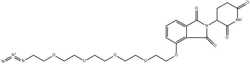 Thalidomide-O-PEG4-azide,2380318-57-8,结构式