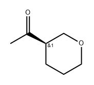 1-[(3R)-tetrahydropyran-3-yl]ethanone 化学構造式