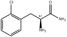 Benzenepropanamide, α-amino-2-chloro-, (αS)- 化学構造式