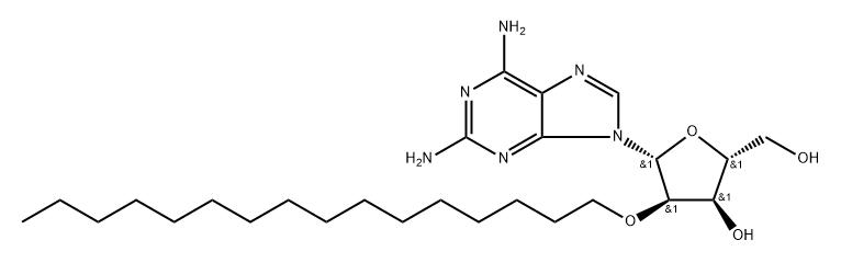 2’-O-Hexadecanyl-2-aminoadenosine Structure