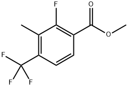 Methyl 2-fluoro-3-methyl-4-(trifluoromethyl)benzoate Structure