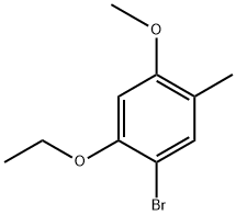 1-Bromo-2-ethoxy-4-methoxy-5-methylbenzene 结构式