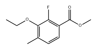 methyl 3-ethoxy-2-fluoro-4-methylbenzoate,2383505-16-4,结构式