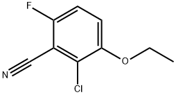 2-Chloro-3-ethoxy-6-fluorobenzonitrile Struktur