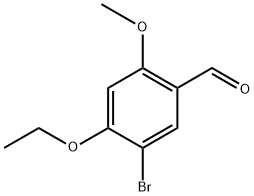 5-Bromo-4-ethoxy-2-methoxybenzaldehyde 结构式