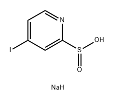 4-碘吡啶-2-亚磺酸钠盐, 2383675-24-7, 结构式
