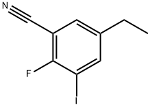 5-Ethyl-2-fluoro-3-iodobenzonitrile,2383762-29-4,结构式