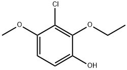 3-chloro-2-ethoxy-4-methoxyphenol Structure