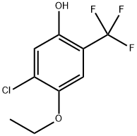 5-Chloro-4-ethoxy-2-(trifluoromethyl)phenol Structure